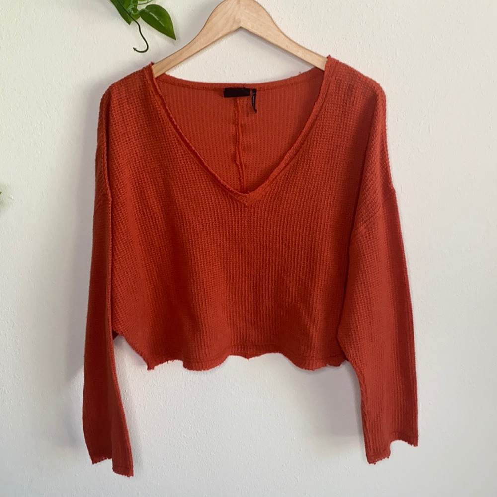 Urban Outfitters Out From Under Waffle Knit Top M